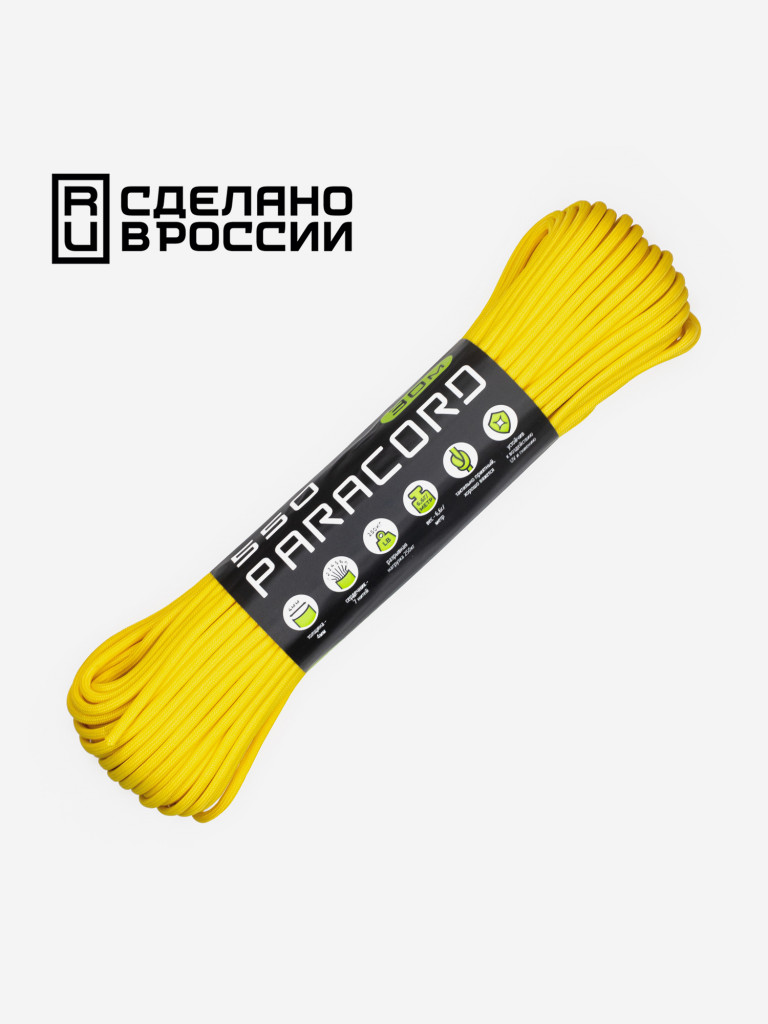 Паракорд 550 CORD nylon 30м RUS (lemon)