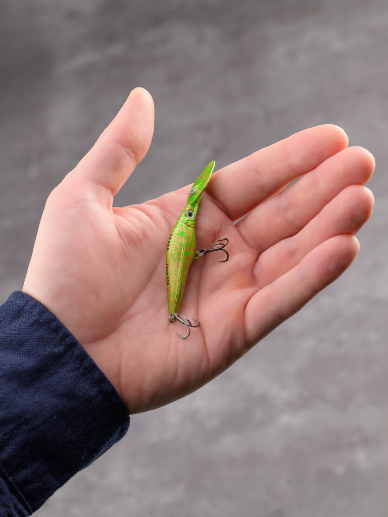 Воблер Akara Fang 50F минноу плавающий на окуня, голавля, форель 3,5гр A224