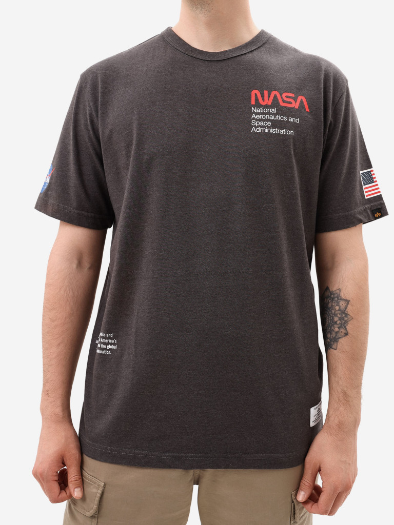 Футболка NASA Worm Logo Alpha Industries