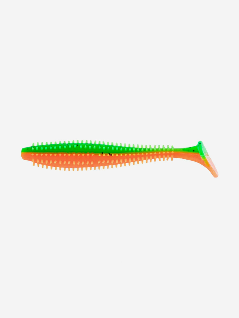 Мягкая приманка Helios Shaggy, 5,12'' / 13 см, Pepper Green & Orange, 20 шт (HS-18-018-N-20)