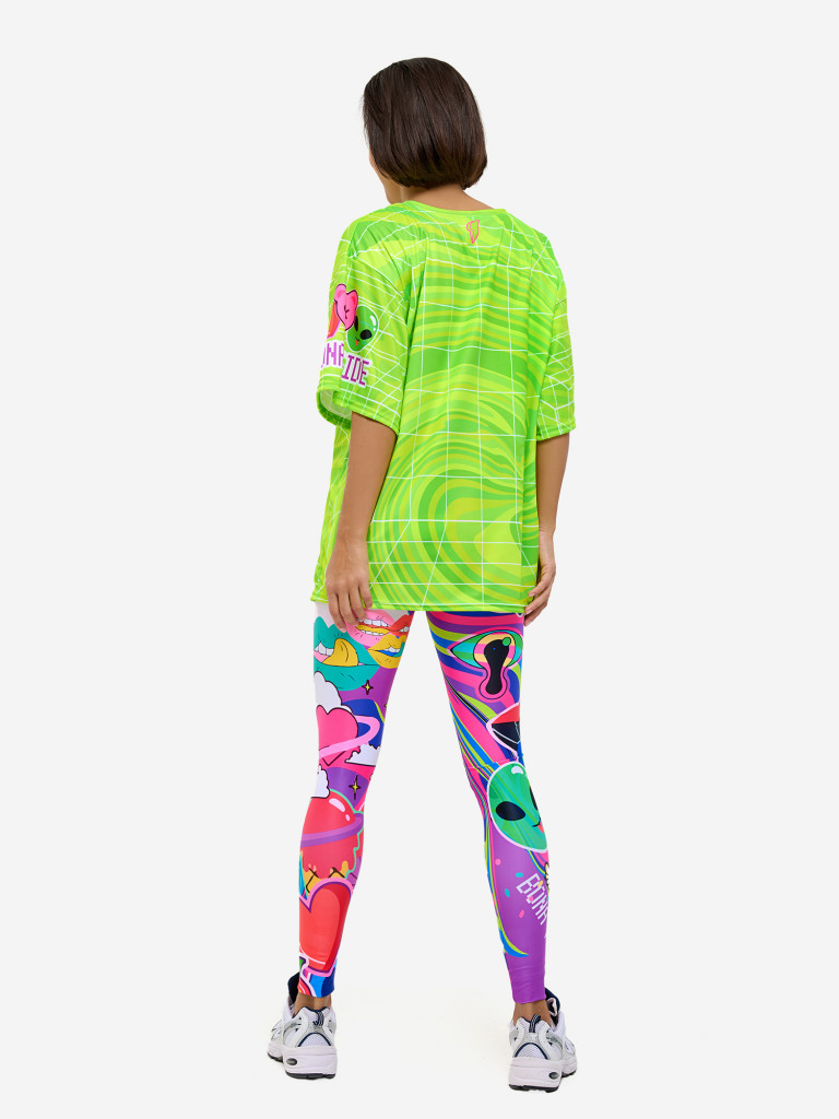 Футболка женская Bona Fide OVERSIZE T- shirt JOY "Green"