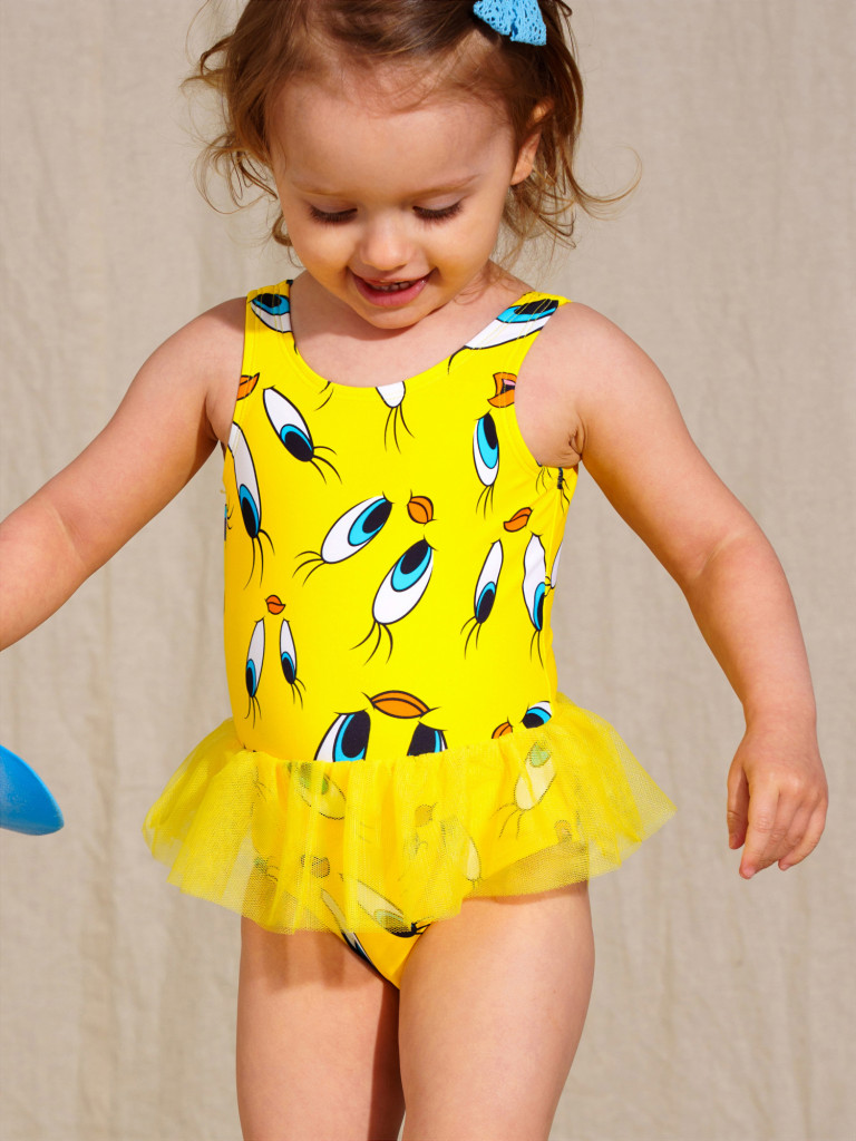 Купальник слитный для девочек PlayToday