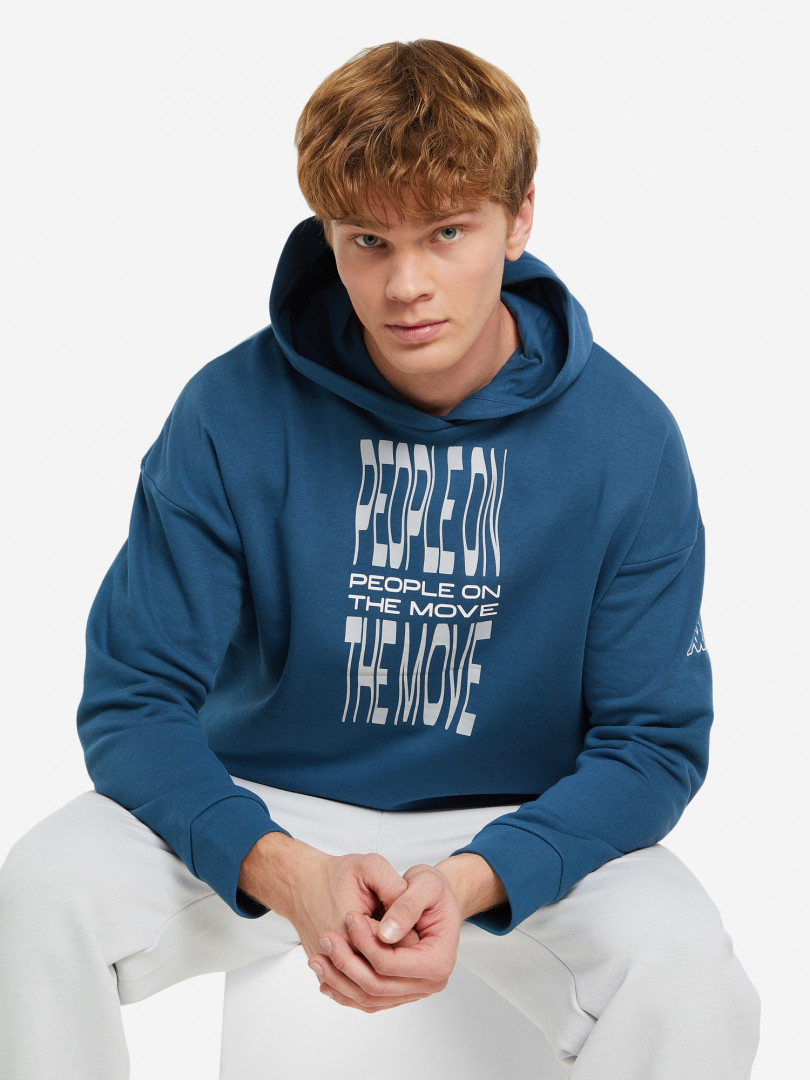 фото Худи мужская kappa, синий