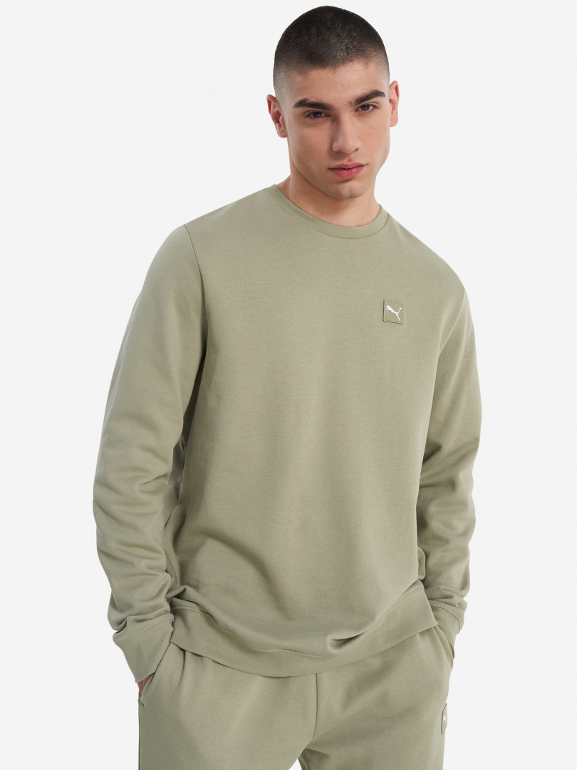 Свитшот мужской PUMA Ess Elevated Зеленый 5129₽