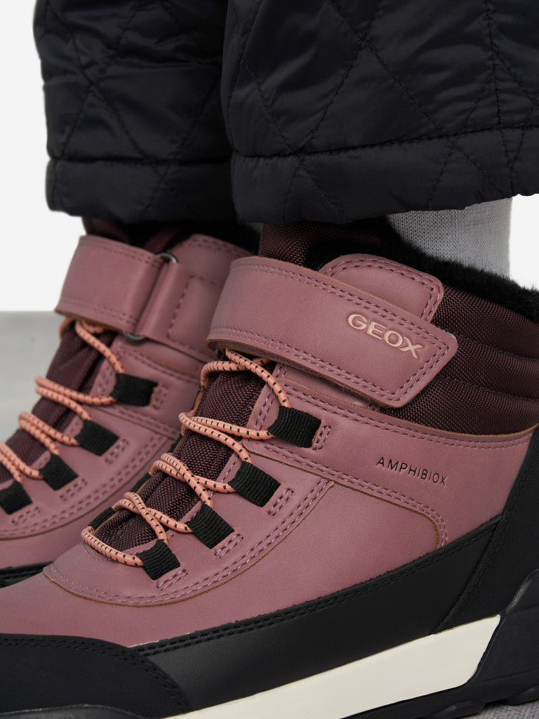 Ботинки утепленные для девочек Geox Trekkyup