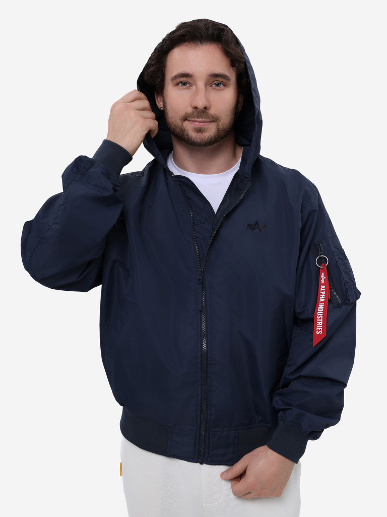 Ветровка мужская Logo L-2B Hooded Hunter Alpha Industries