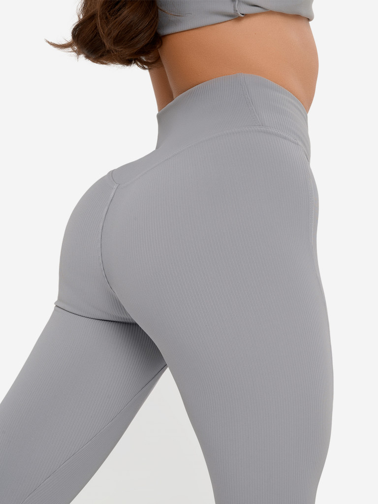 Лосины женские Bona Fide: Leggings "Ribbed Gray"