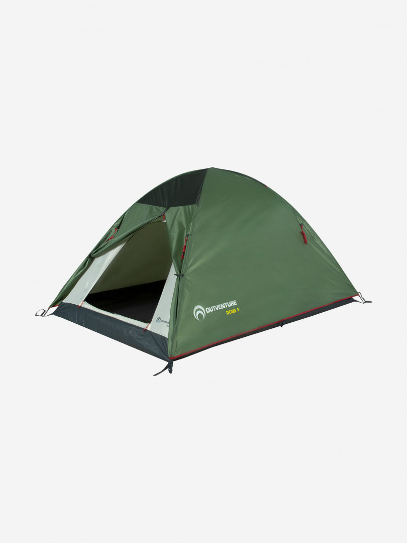 фото Палатка 2-местная outventure dome 2, зеленый