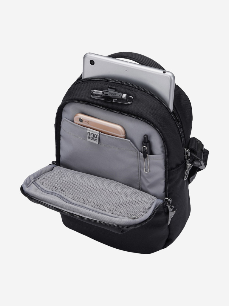 Сумка антивор Pacsafe V Companion Crossbody,Black, 5 л.