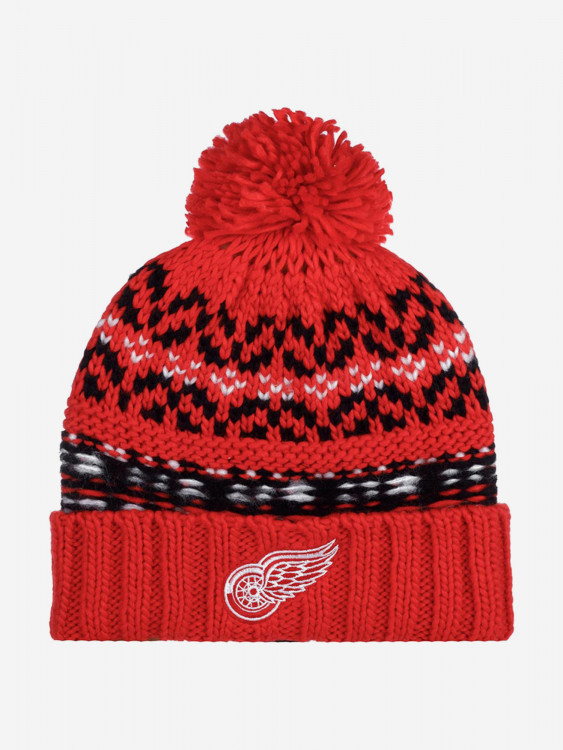 Шапка с помпоном AMERICAN NEEDLE 42802A-DRW Detroit Red Wings Gusto NHL