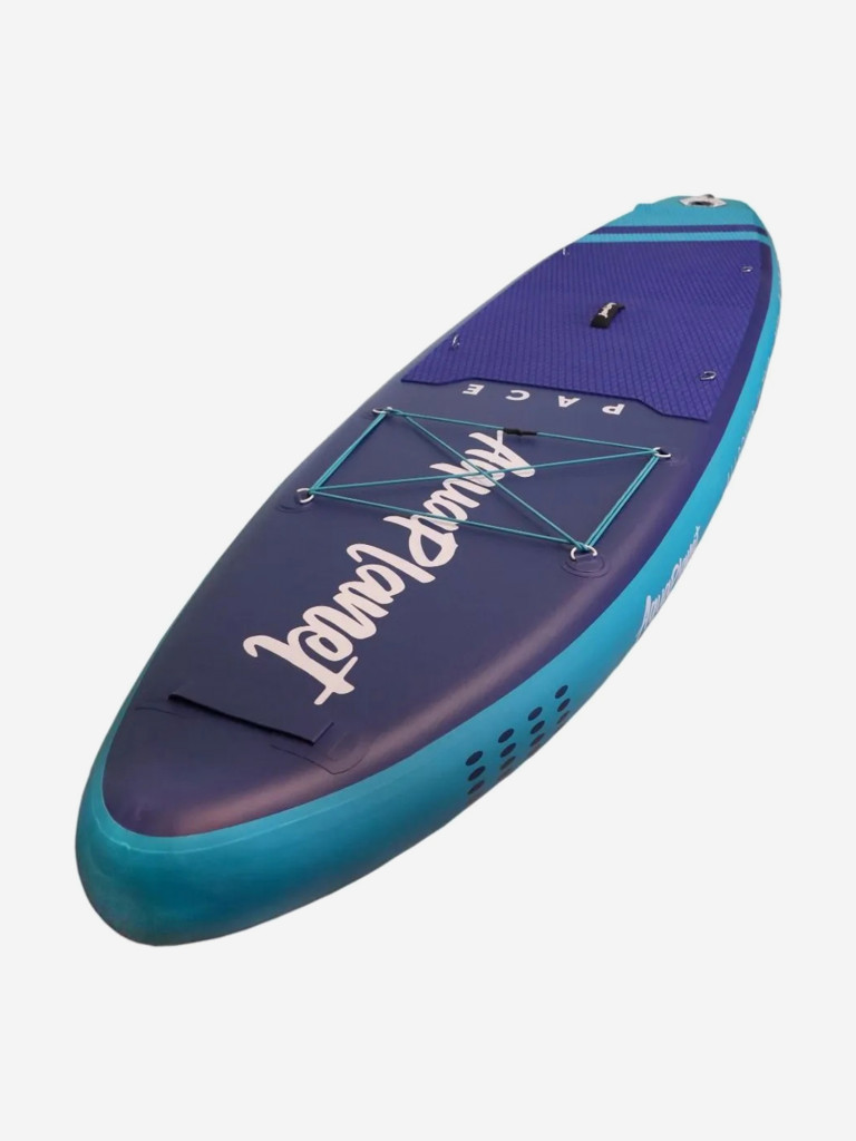 Надувная SUP-доска AQUAPLANET PACE 10.6, 323*79*15 см, двухслойная, сапборд с веслом, двухфазным насосом и страховочным лишем