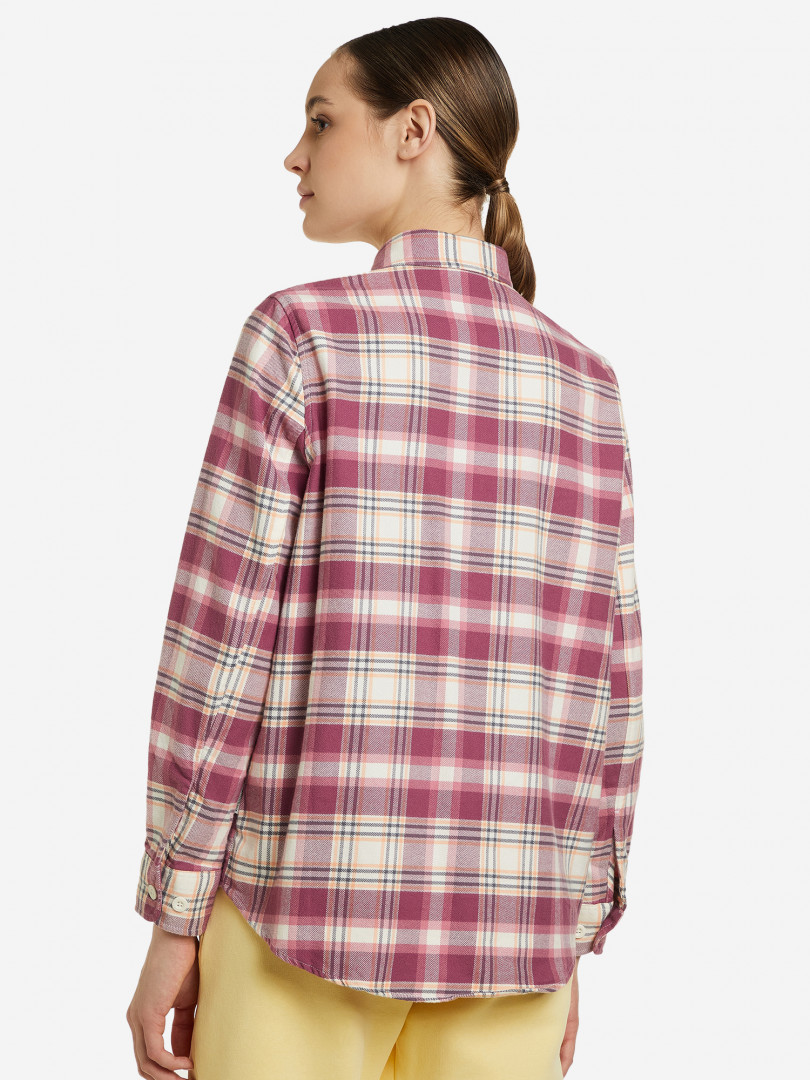 фото Рубашка женская peak performance cotton flannel shirt, розовый