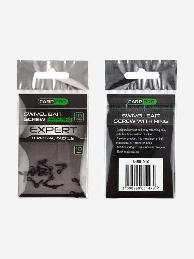 Винт для насадки с вертлюгом и кольцом CARP PRO 10мм 10шт