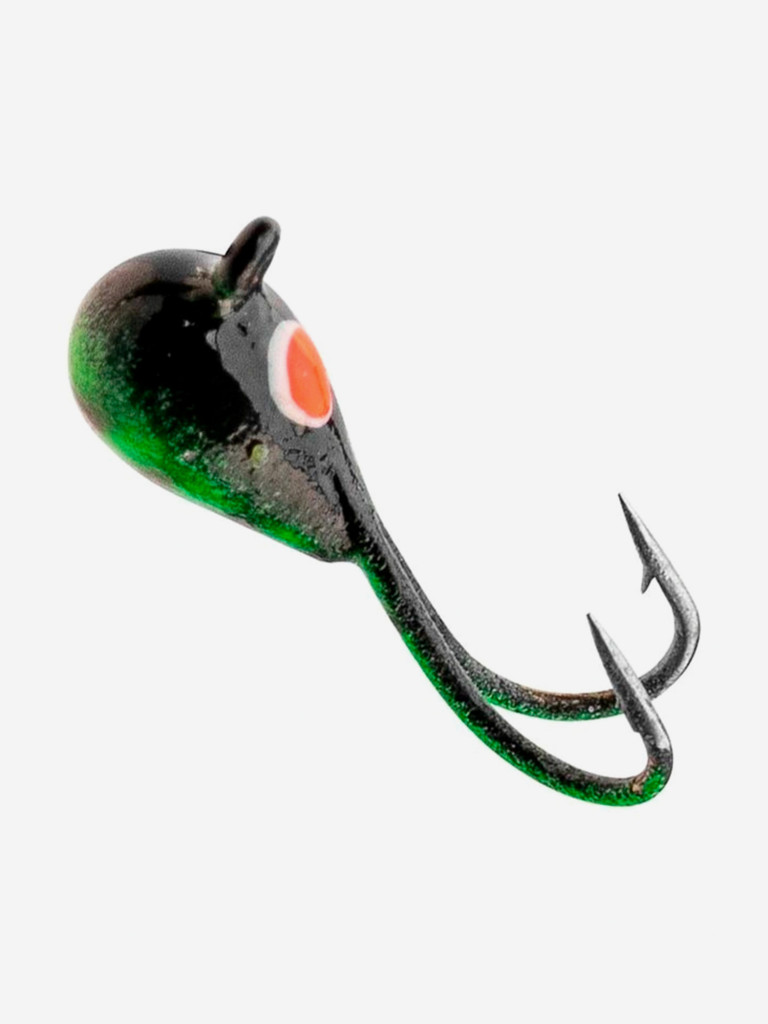 Мормышка Helios вольфрамовая Капля с ушком крашеная коза 2,5мм 0,30г 92 (MW-K1125-92), 10 штук в упаковке