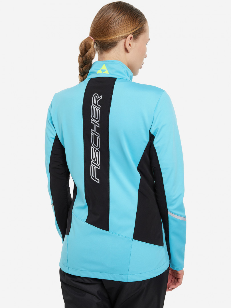 фото Куртка софтшелл женская fischer softshell light, голубой