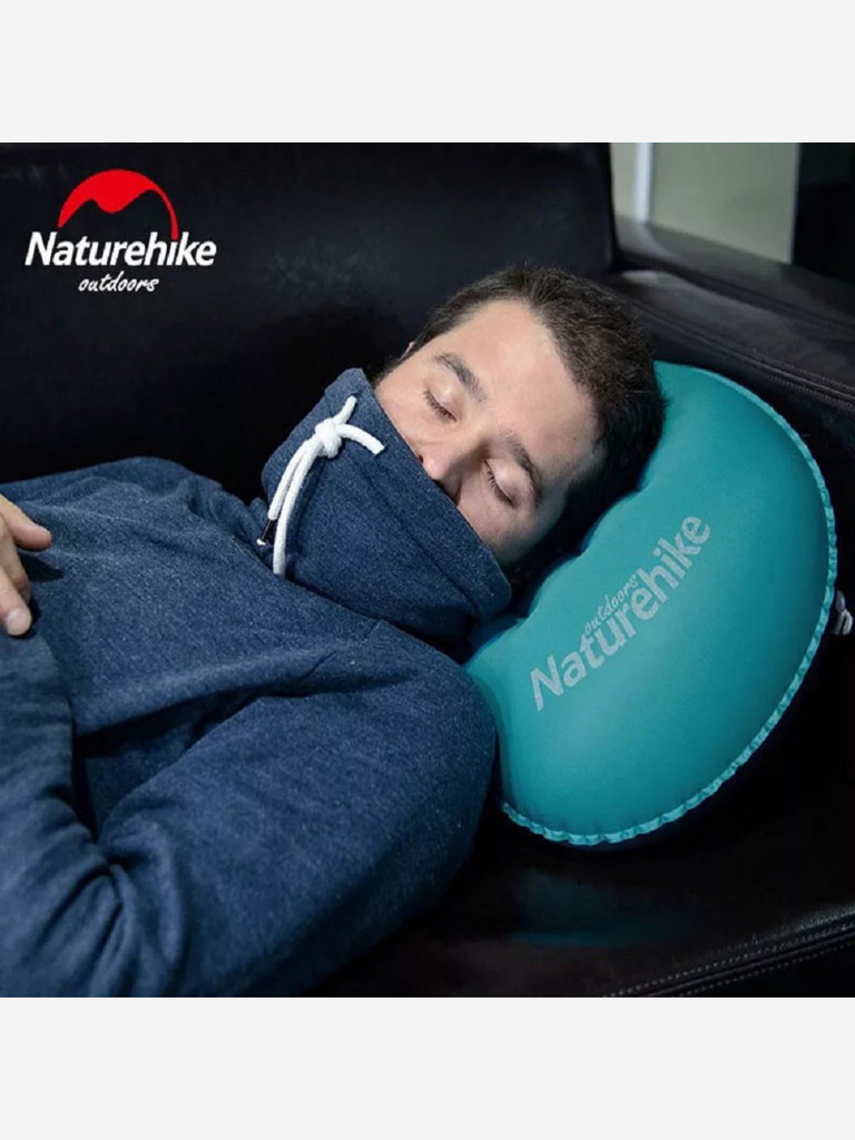 Подушка надувная Naturehike NH17T013-Z голубая