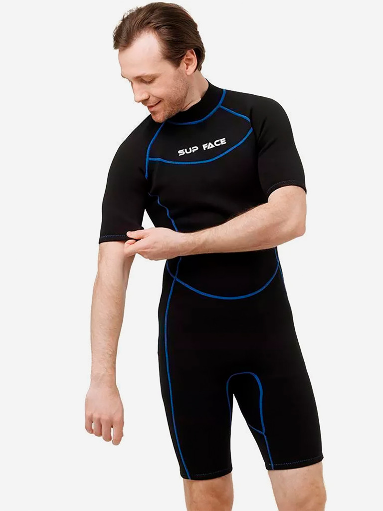 Костюм неопреновый мужской SUP face YMT39 2.5 мм, короткий