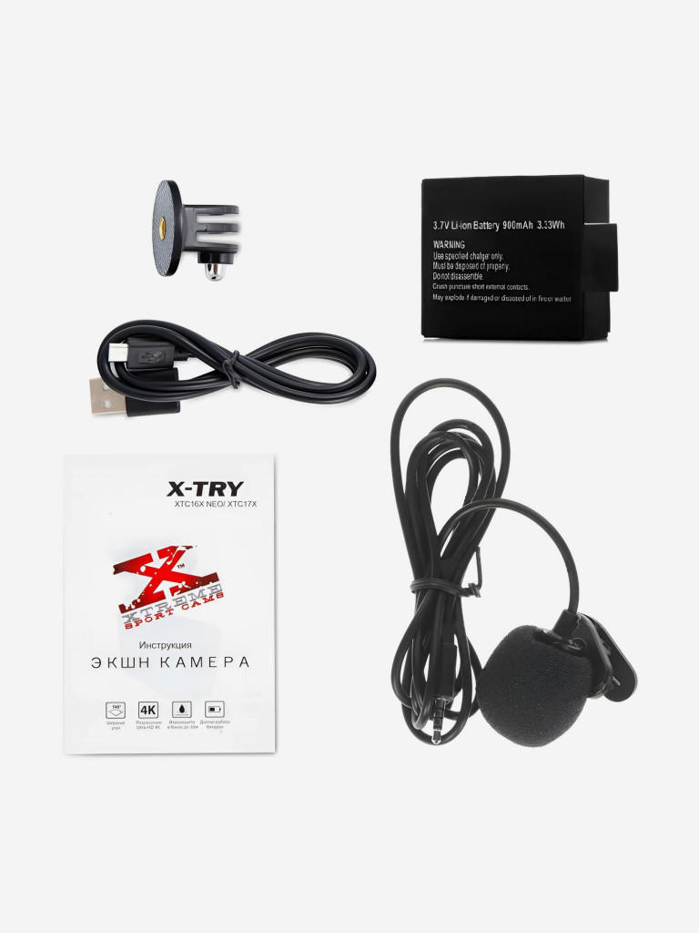 Цифровая камера X-TRY XTC181 EMR BATTERY 4K WiFi