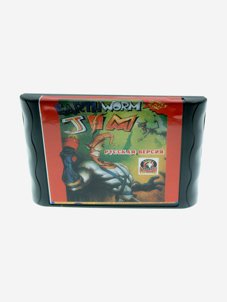 Картридж игровой DVTech Earthworm Jim (на русском) 16 bit