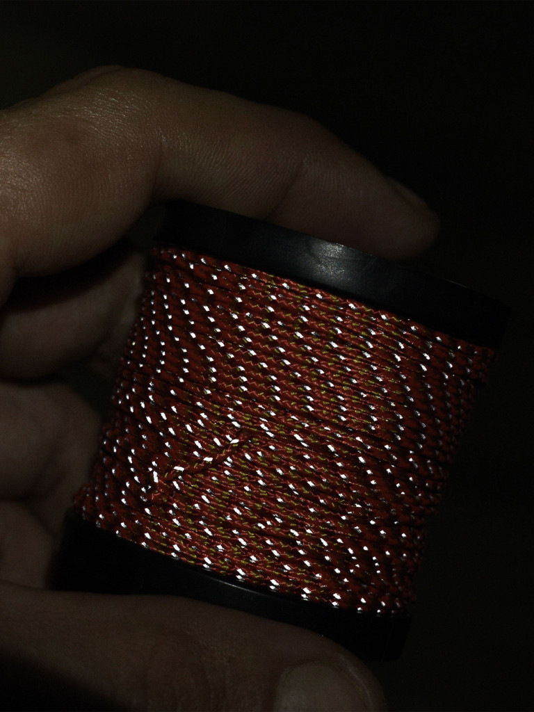 Микрокорд T-Gear x CORD nylon катушка 30м световозвращающий (Orange X)