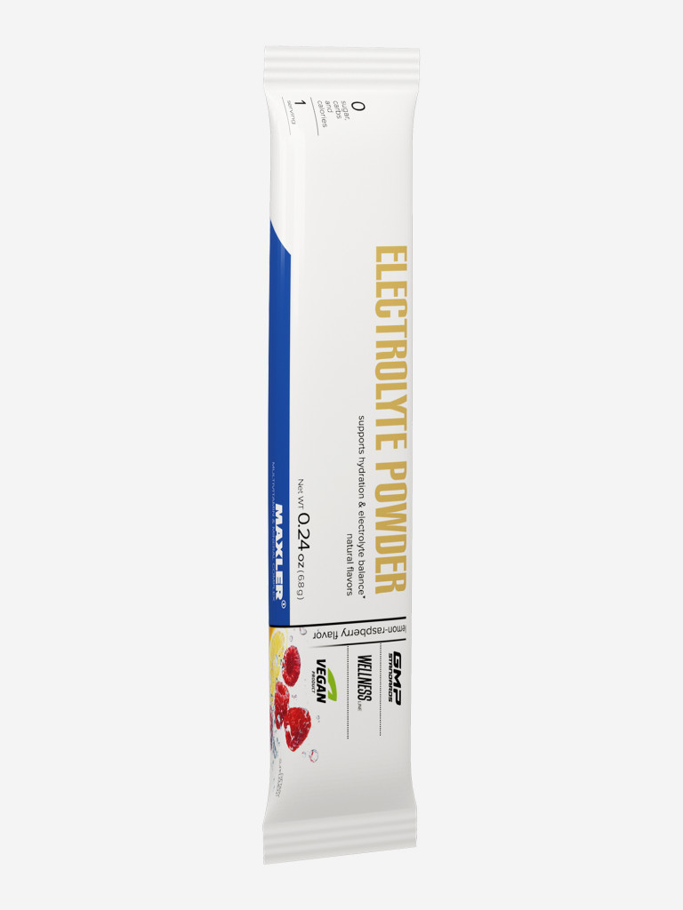 Электролиты порционные Maxler Electrolyte Powder ( 15 шт. по 6,8 гр.) - Лимон-Малина