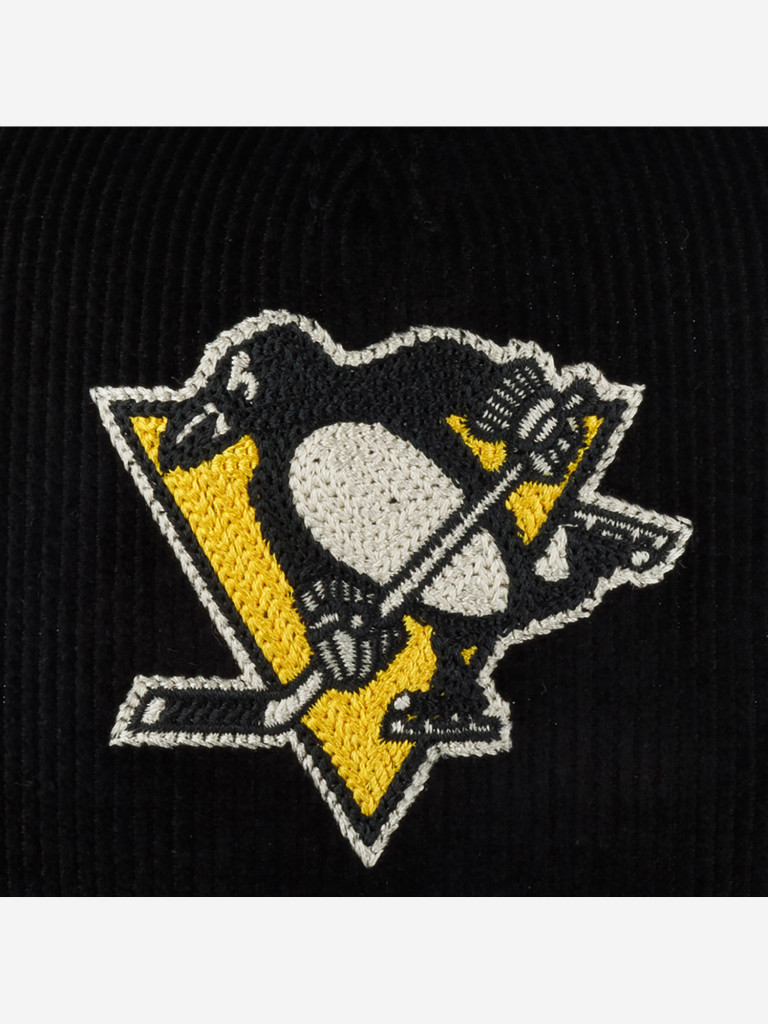 Бейсболка AMERICAN NEEDLE 23022A-PPN Pittsburgh Penguins Corduroy Valin NHL (черный)