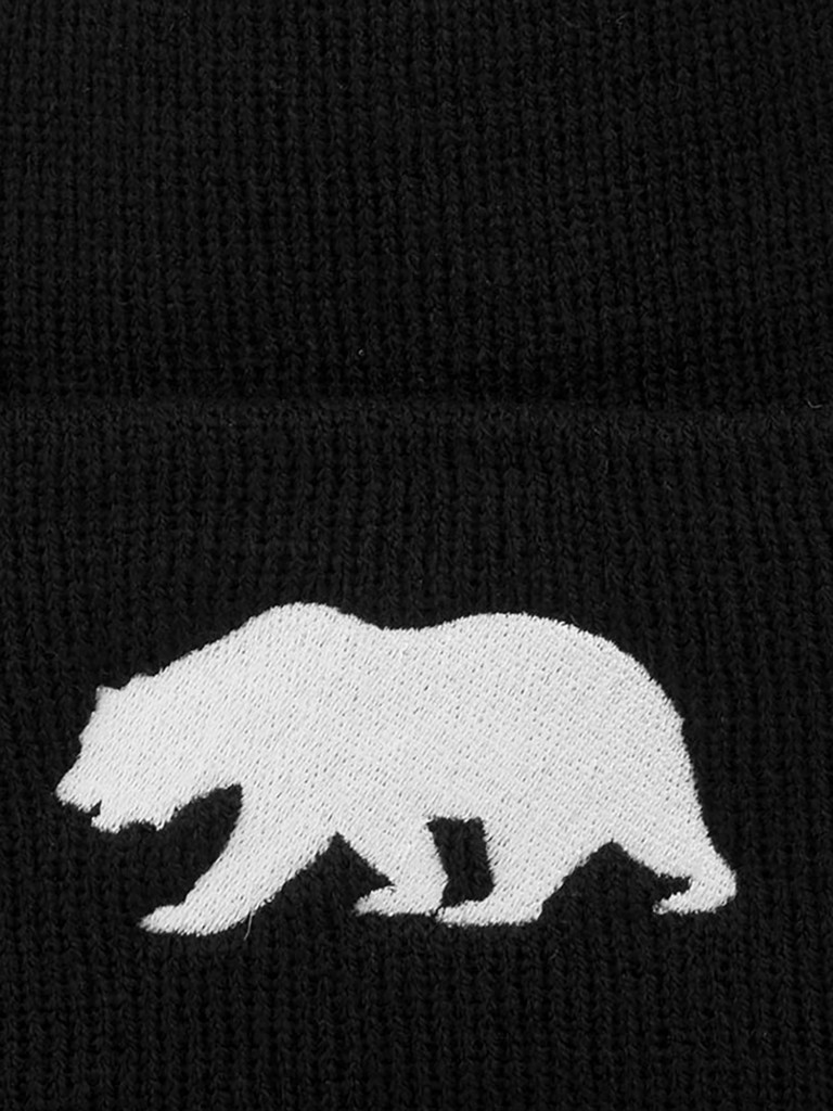 Шапка с отворотом AMERICAN NEEDLE 21019A-CALI California Cuffed Knit (черный)