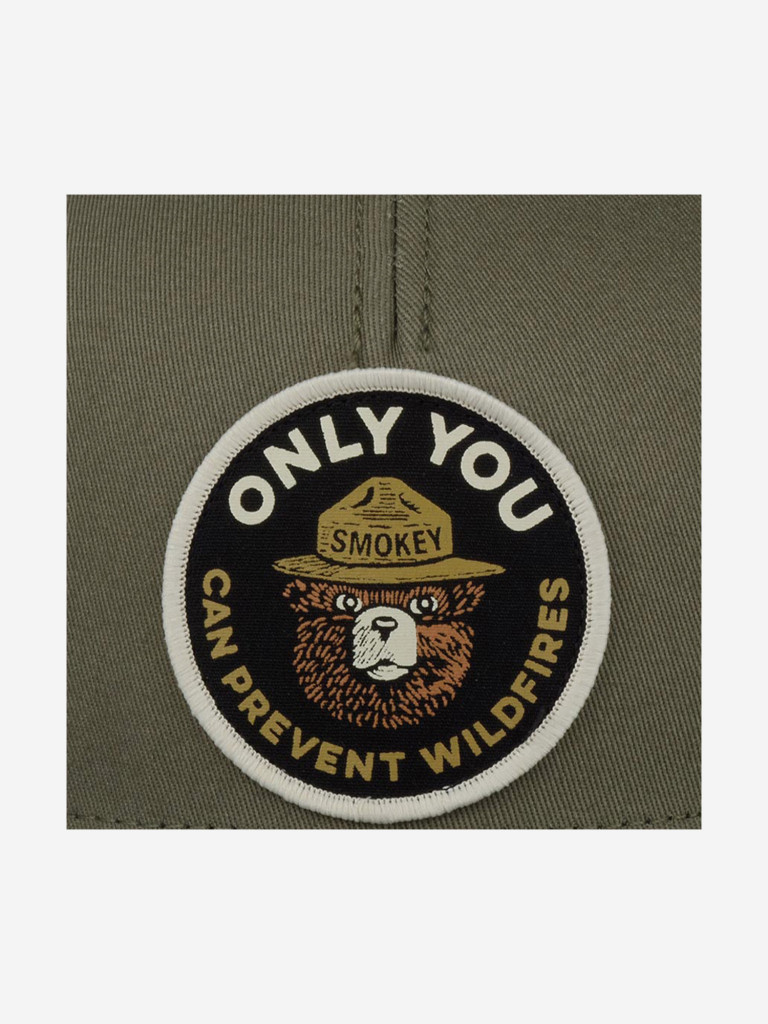 Бейсболка с сеточкой AMERICAN NEEDLE 42960C-SBEAR Smokey Bear Valin (оливковый)