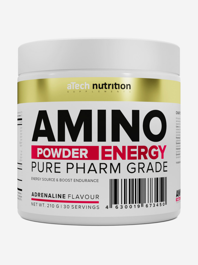 Аминокислотный комплекс aTech Nutrition AMINO ENERGY Адреналин, 210 г