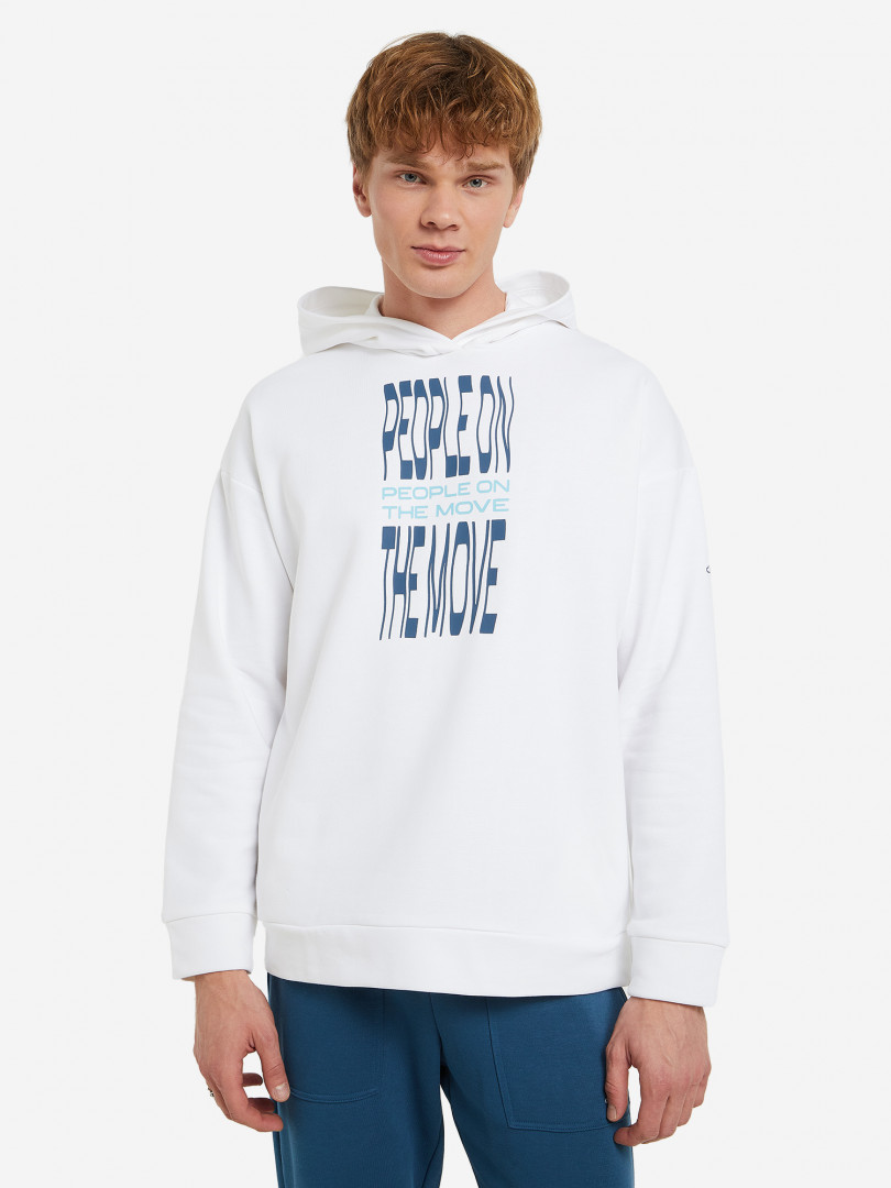 фото Худи мужская kappa, белый