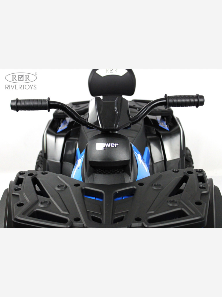 Детский электроквадроцикл RIVERTOYS T001TT 4WD синий