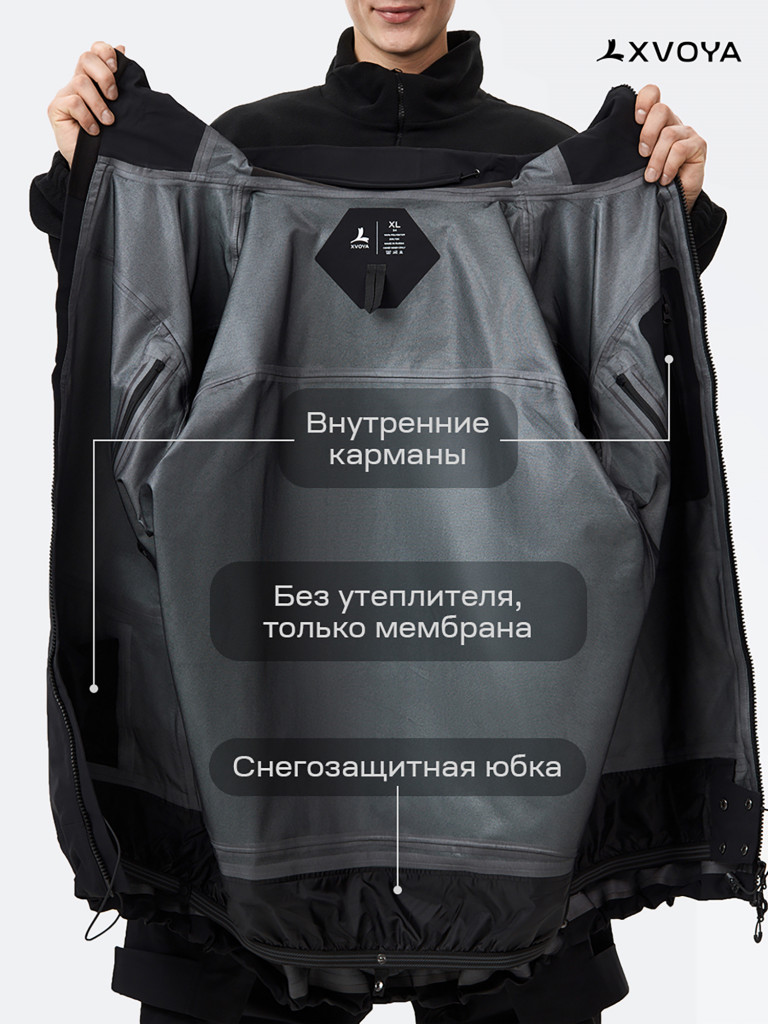 Куртка унисекс XVOYA 3L мембрана
