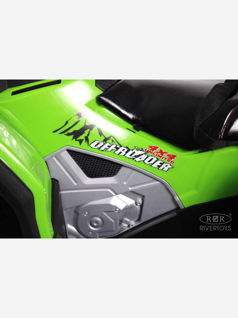 Детский электроквадроцикл RIVERTOYS Z111ZZ зеленый