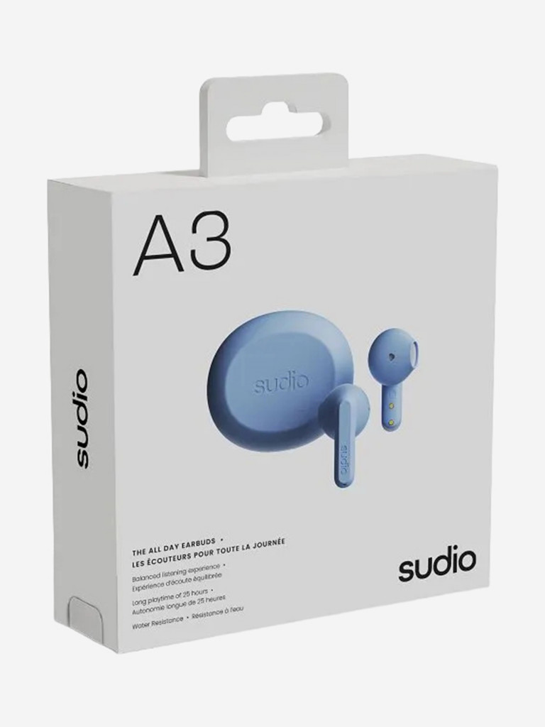 Беспроводные наушники Sudio A3 Wireless Bluetooth Earbuds, цвет: синий
