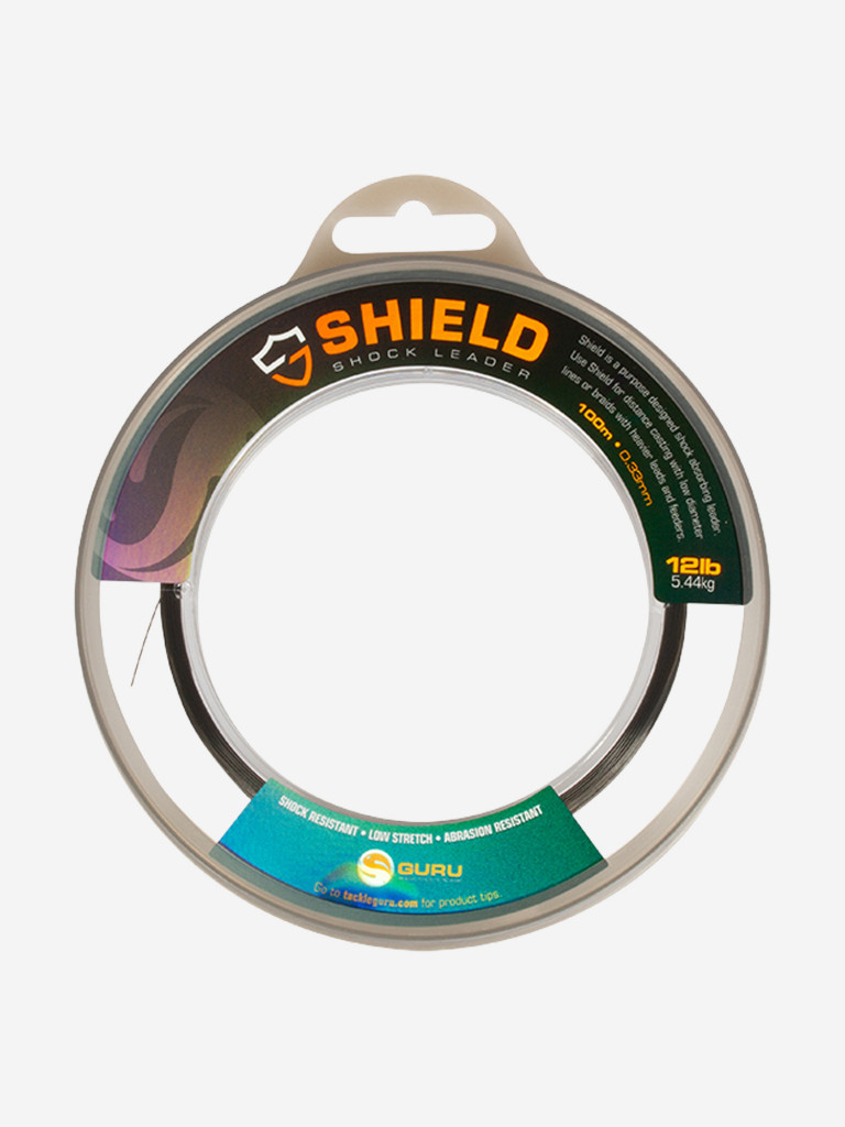 Шок-лидер Shield Shockleader Line GURU 12lb 0.33мм 100м