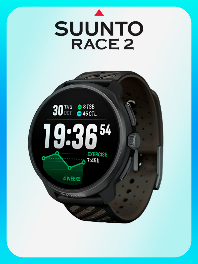 Спортивные часы SUUNTO Race 2, Titanium Black