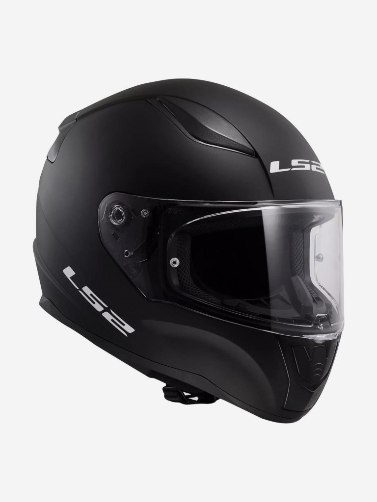 Мотошлем LS2 FF353 RAPID II SOLID (черный матовый, Matt Black)