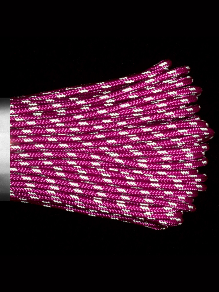 Паракорд 275 (мини) CORD nylon 10м RUS световозвращающий (flamingo)