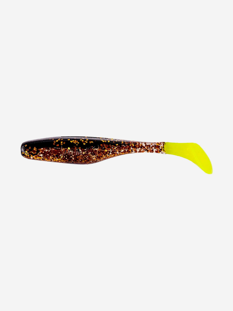 Мягкая приманка Helios Vigor, 3,75'' / 9,5 см, Black Sparkles LT, 100 шт (HS-6-033-N)