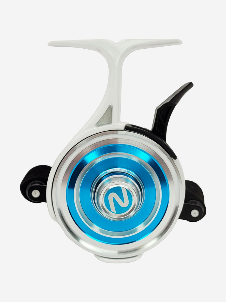 Катушка зимняя Nautilus ICE KING # White, катушка для удочки с передним фрикционом