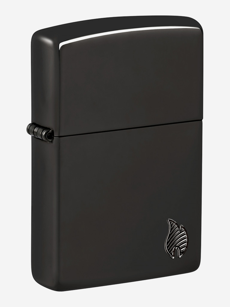 Зажигалка бензиновая ветроустойчивая Zippo Armor Flame High Polish Black