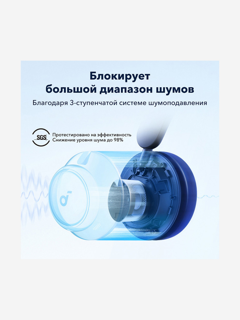 Наушники беспроводные SOUNDCORE Space Q45 A3040 белый