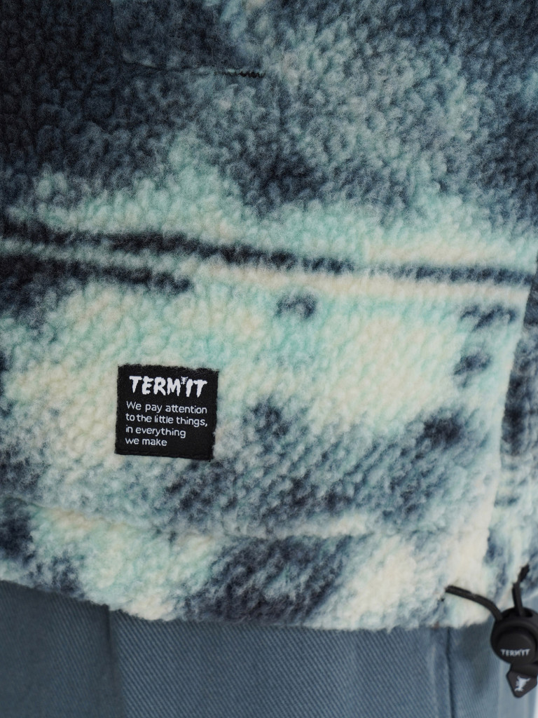 Пуховик мужской двусторонний оверсайз Termit