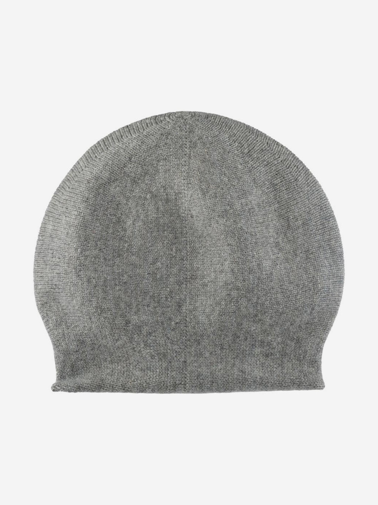 Шапка без отворота STETSON 8699203 LONG BEANIE CASHMERE (серый)