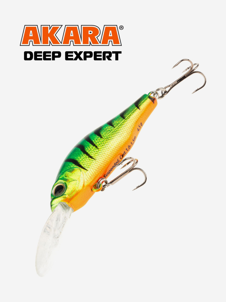 Воблер Akara Deep Expert суспендер, на окуня, щуку, голавля 50 мм. 4,5 гр. A99