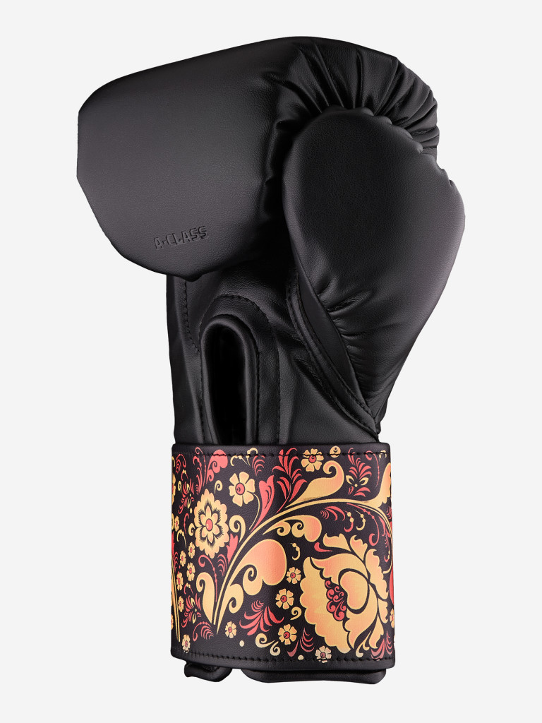 Тренировочные перчатки на липучке ULTIMATUM BOXING GEN7PRO-HTN KHOKHLOMA BLACK