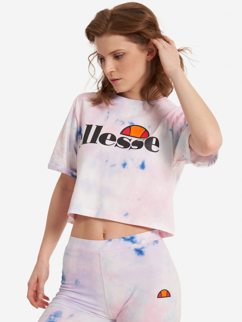 фото Футболка женская ellesse alberta tie dye, розовый