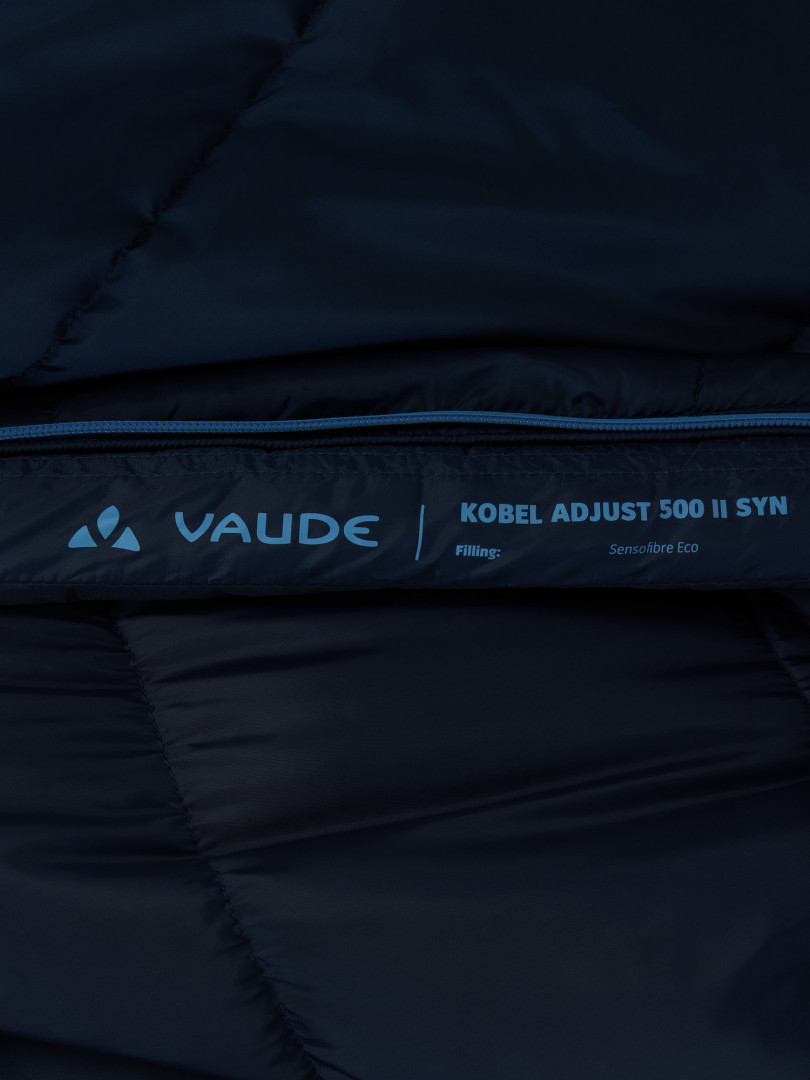 Спальный мешок детский VauDe Kobel Adjust 500 SYN левосторонний, Синий