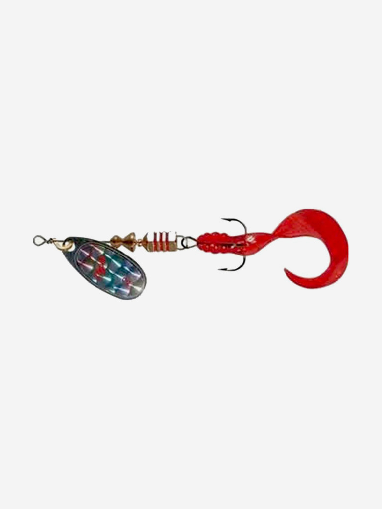 Блесна для рыбалки вертушка Mepps COMET Rainbo Twist Red, 0, S (блистер), комплект из 5 штук