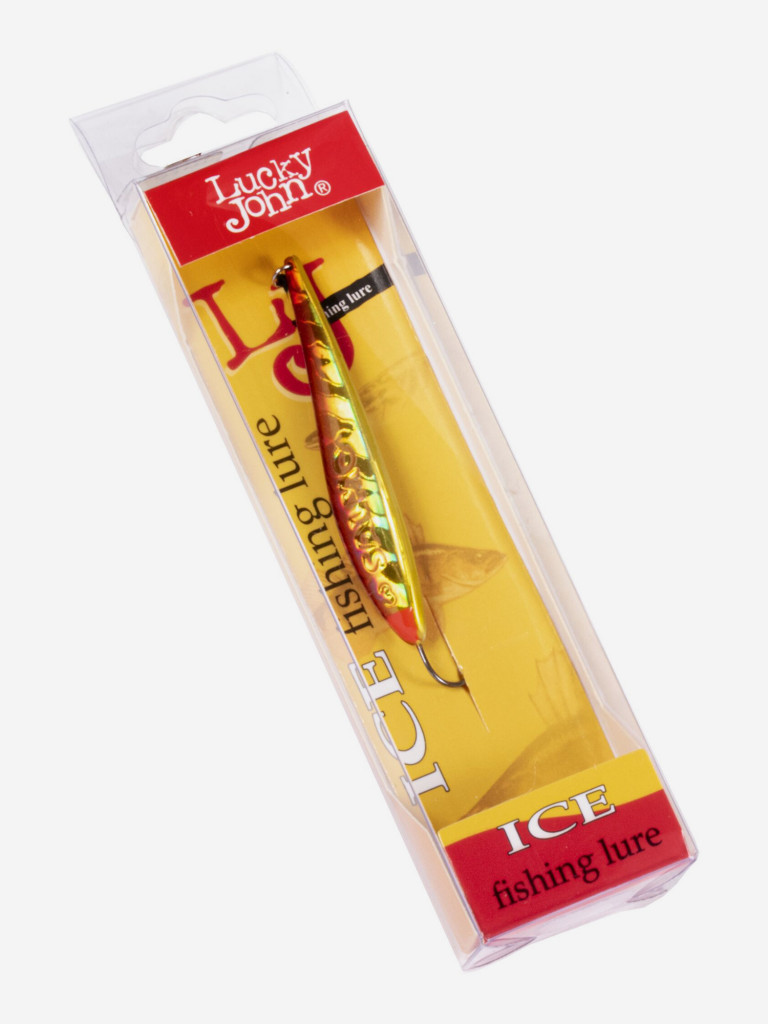Блесна вертикальная Lucky John зимняя MODEL S-3 с впаянным крючком, вес 6 г